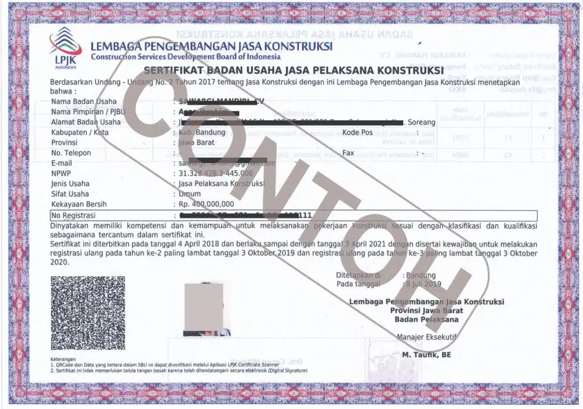 Jasa pengurusan SBU online mudah dan cepat