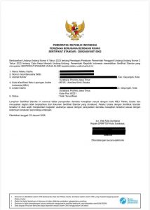 Contoh Izin Operasional Klinik OSS RBA Terbaru