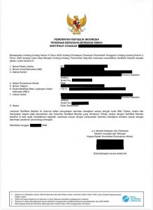 contoh sertifikat standar terverifikasi terbaru tahun 2026