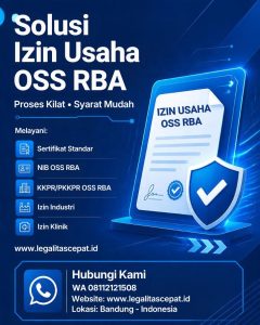 Jasa Izin Usaha OSS RBA Tepercaya